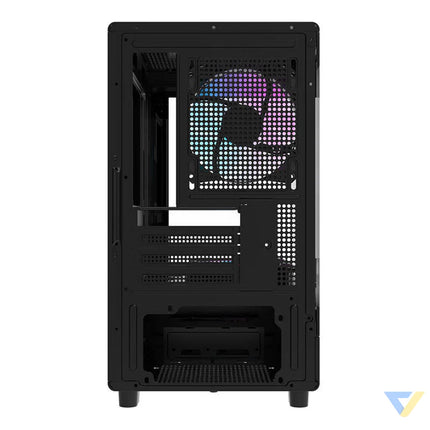 Darkflash DB330M computer case + 3 aRGB fans (black) With fan