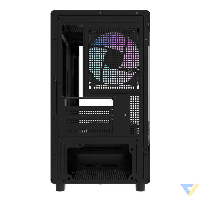 Darkflash DB330M computer case + 3 aRGB fans (black) With fan