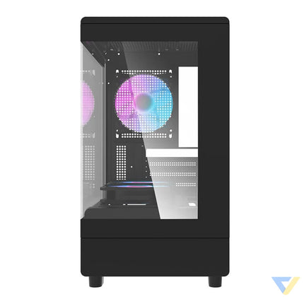 Darkflash DB330M computer case + 3 aRGB fans (black) With fan