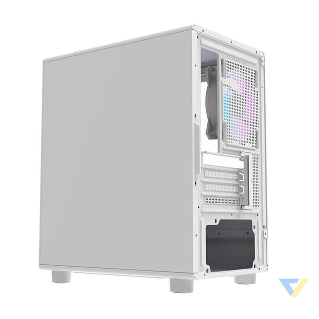 Darkflash DB330M computer case (white) + 3 ARGB fans With fan