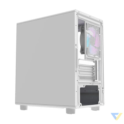 Darkflash DB330M computer case (white) + 3 ARGB fans With fan