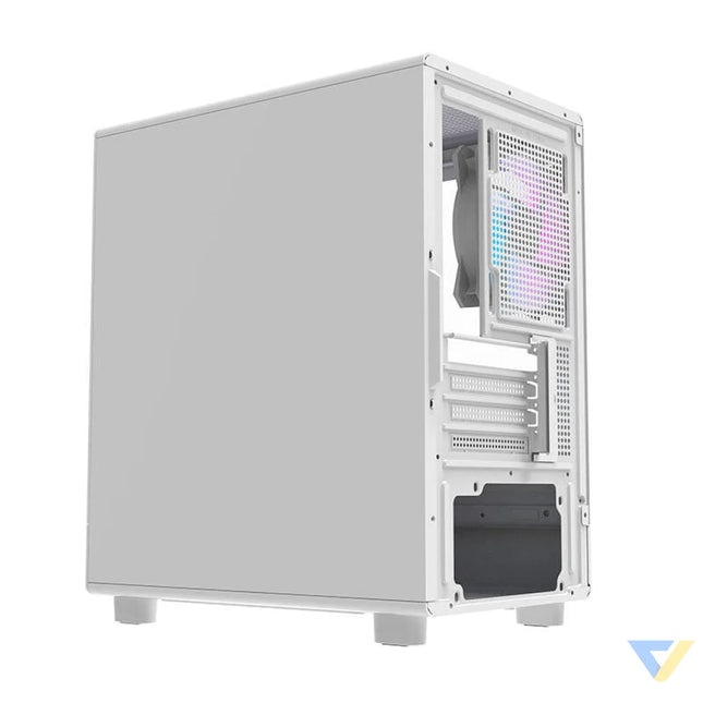 Darkflash DB330M computer case (white) + 3 ARGB fans With fan