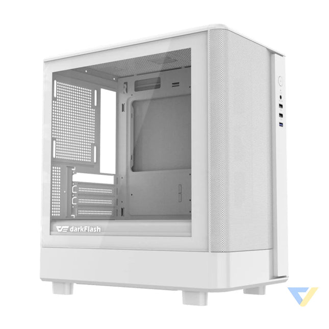 Darkflash DB330M Mesh computer case (white) Without fan