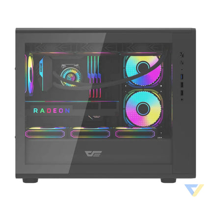 Darkflash DB460M computer case (black) Without fan