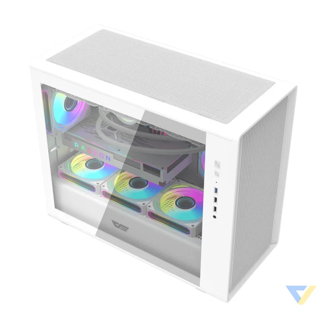 Darkflash DB460M computer case (white) Without fan