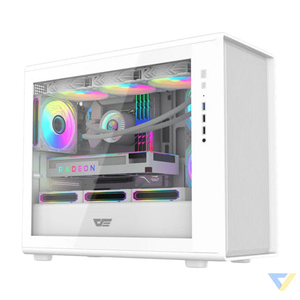 Darkflash DB460M computer case (white) Without fan