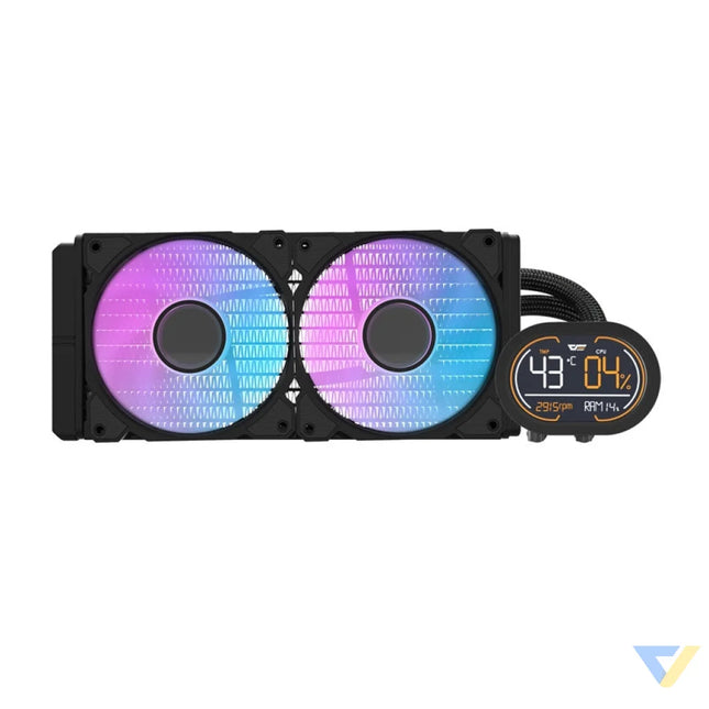 Darkflash DH240D CPU water cooler (black) Water cooling