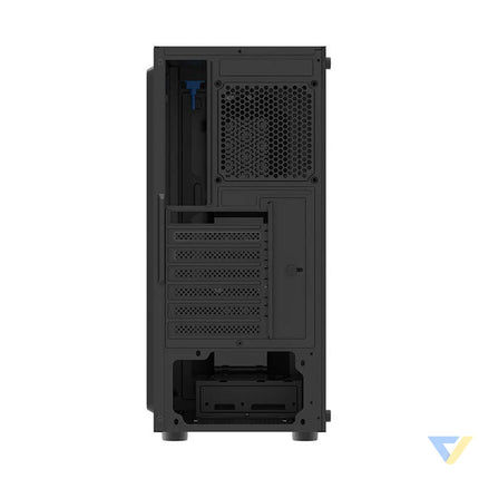 Darkflash DK151 LED computer case (black) + 3 RGB fans With fan