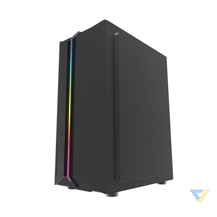 Darkflash DK151 LED computer case (black) + 3 RGB fans With fan