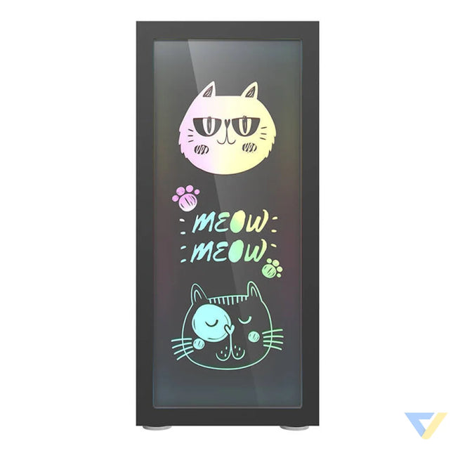 Darkflash DK210 Graffiti computer case (black) Without fan