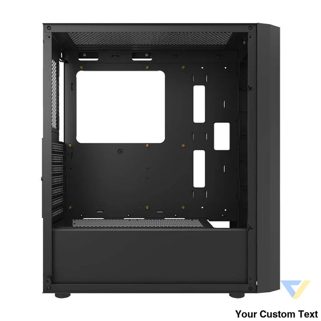 Darkflash DK351 computer case (black) + 4 RGB fans With fan