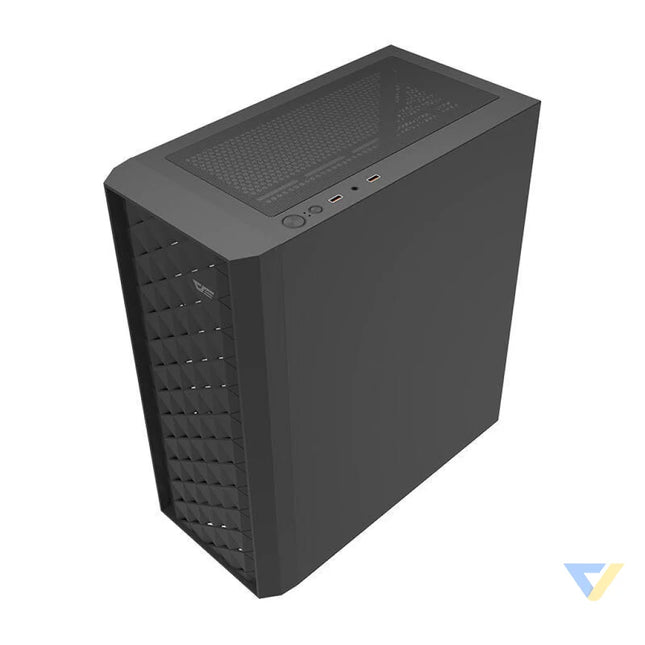 Darkflash DK351 computer case (black) + 4 RGB fans With fan