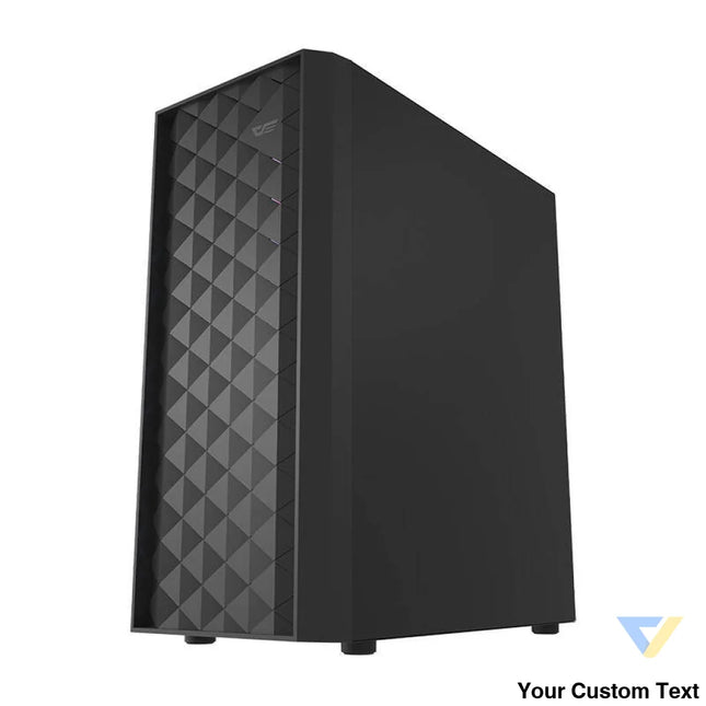 Darkflash DK351 computer case (black) + 4 RGB fans With fan