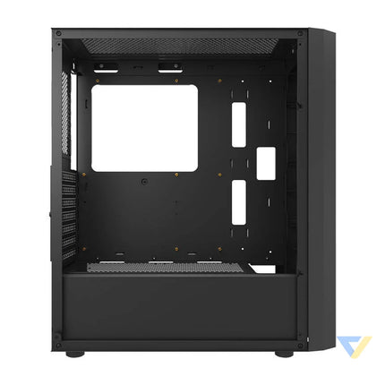 Darkflash DK351 computer case (black) + 4 RGB fans With fan
