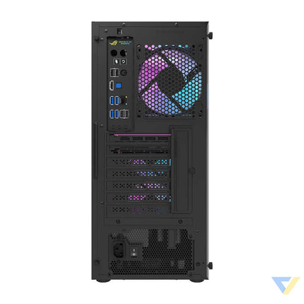 Darkflash DK351 computer case (black) + 4 RGB fans With fan