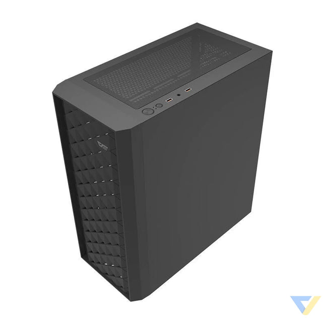 Darkflash DK351 computer case (black) + 4 RGB fans With fan