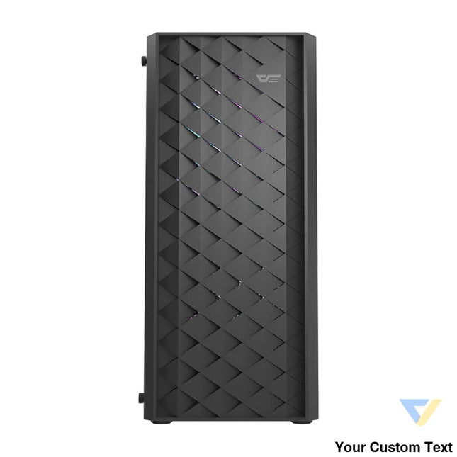 Darkflash DK351 computer case (black) + 4 RGB fans With fan