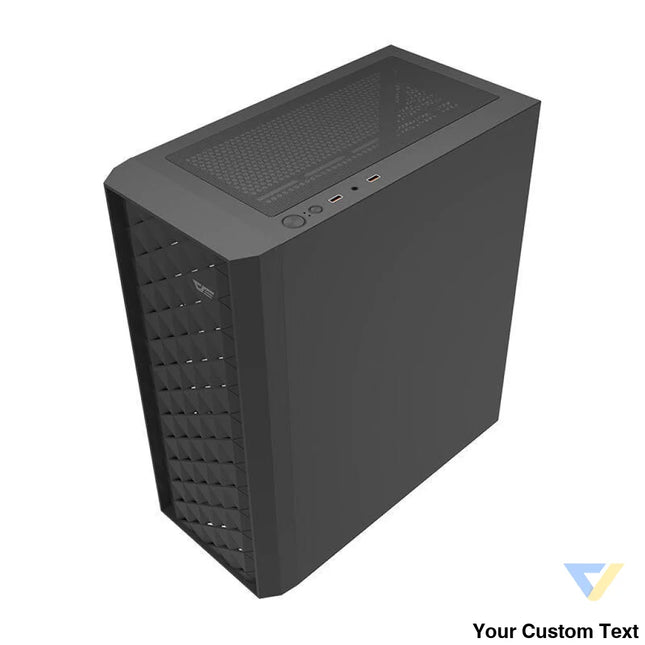 Darkflash DK351 computer case (black) + 4 RGB fans With fan