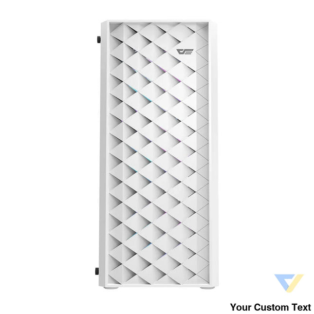 Darkflash DK351 computer case (white) + 4 RGB fans With fan