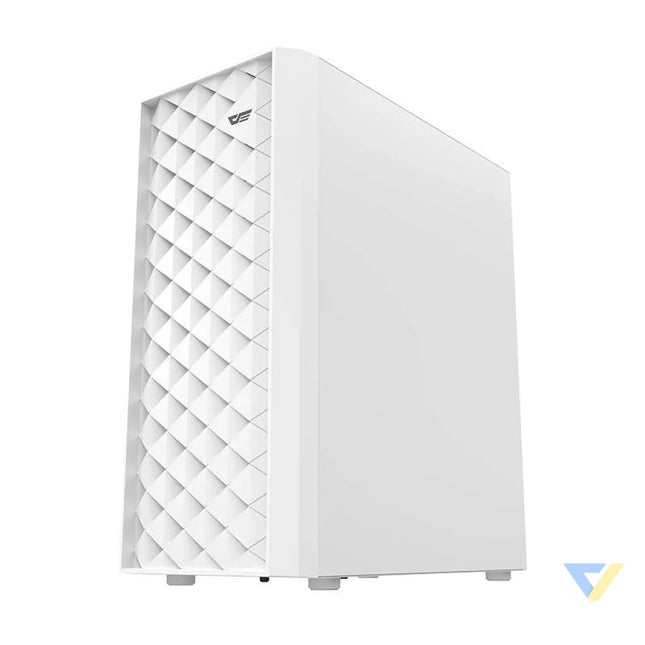Darkflash DK351 computer case (white) + 4 RGB fans With fan