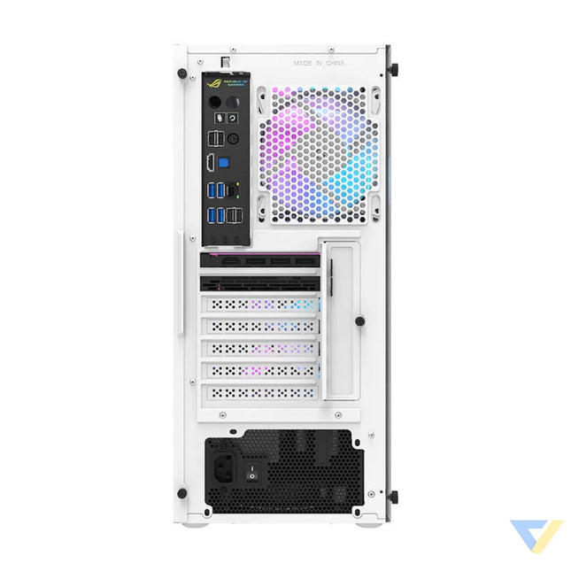 Darkflash DK351 computer case (white) + 4 RGB fans With fan