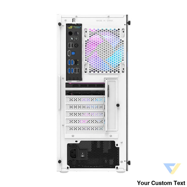 Darkflash DK351 computer case (white) + 4 RGB fans With fan