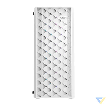 Darkflash DK351 computer case (white) + 4 RGB fans With fan