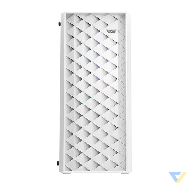 Darkflash DK351 computer case (white) + 4 RGB fans With fan