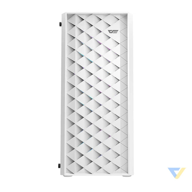 Darkflash DK351 computer case (white) + 4 RGB fans With fan