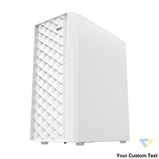 Darkflash DK351 computer case (white) + 4 RGB fans With fan