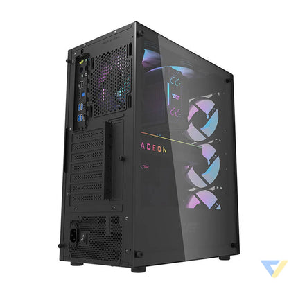 Darkflash DK352 Plus computer case (black) + 4 RGB fans With fan