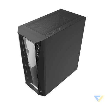 Darkflash DK352 Plus computer case (black) + 4 RGB fans With fan