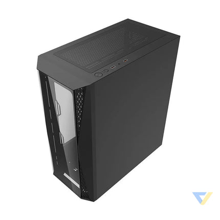 Darkflash DK352 Plus computer case (black) + 4 RGB fans With fan