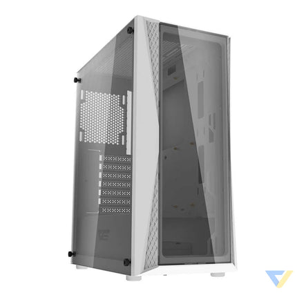 Darkflash DK352 Plus computer case (black and white) + 4 ARGB fans With fan