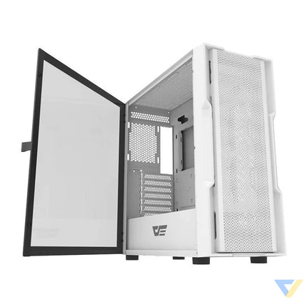 Darkflash DK431 computer case (white) + 4 fans With fan