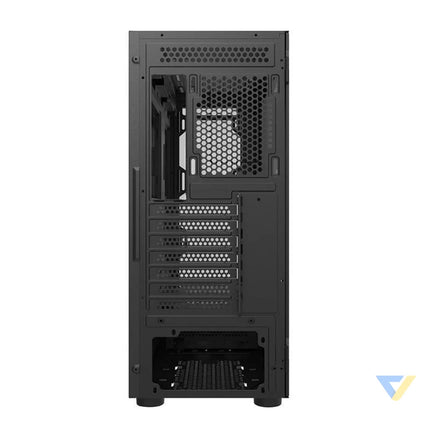 Darkflash DK431 Glass computer case (black) + 4 RGB fans With fan