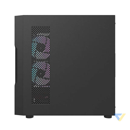 Darkflash DK431 Mesh computer case (black) + 4 ARGB fans With fan