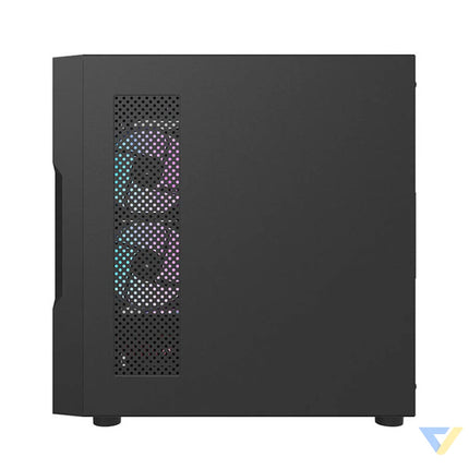 Darkflash DK431 Mesh computer case (black) + 4 ARGB fans With fan