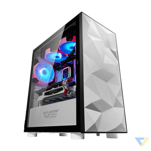 Darkflash DLM21 computer case (white) Without fan