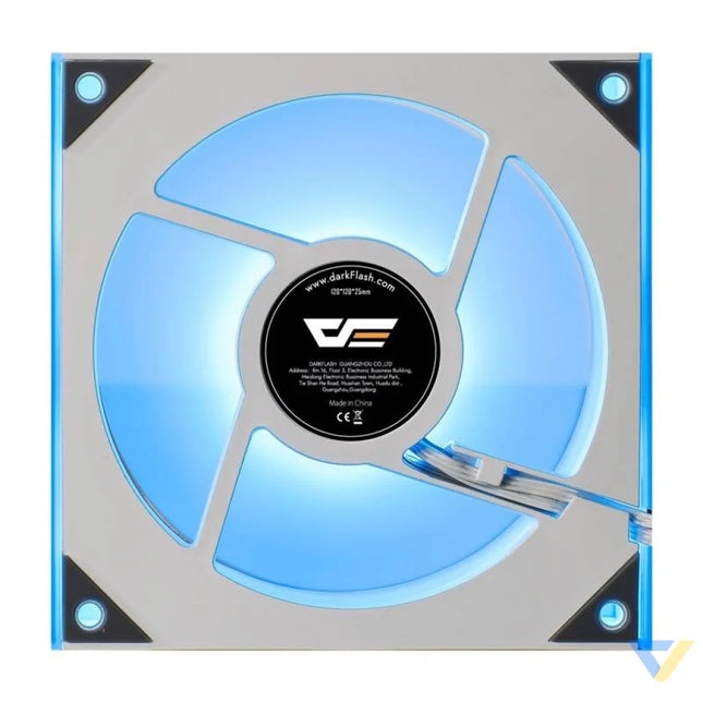 Darkflash DM8 ARGB Cooling Fan (White) Fans