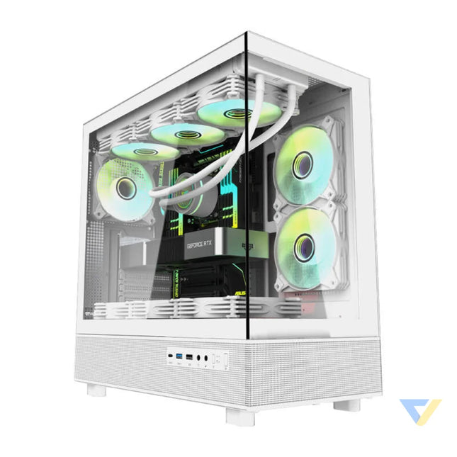 Darkflash DPX90 computer case (white) With fan