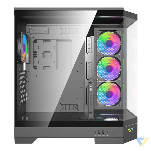 Darkflash DQX90 computer case (black) With fan