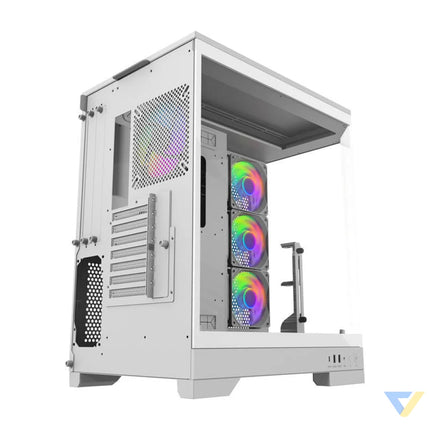 Darkflash DQX90 computer case (white) With fan