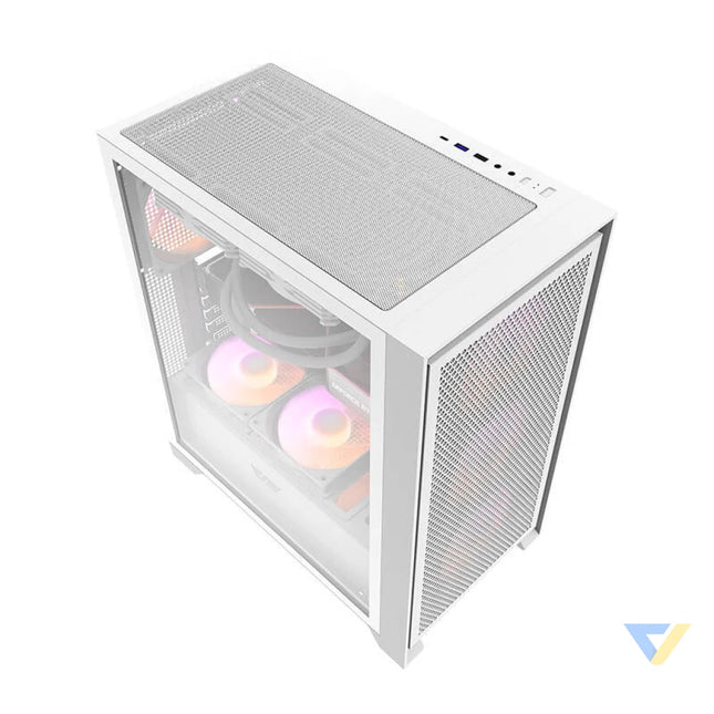 Darkflash DRX70 MESH computer case (white) + 4 RGB fans With fan