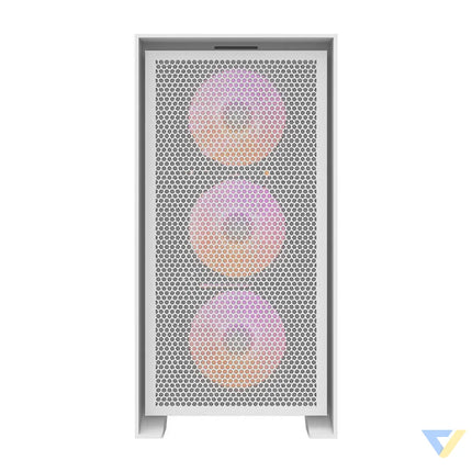 Darkflash DRX70 MESH computer case (white) + 4 RGB fans With fan