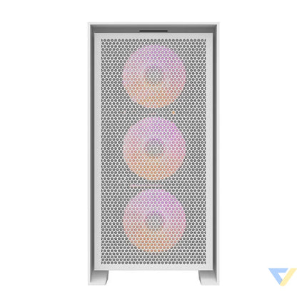 Darkflash DRX70 MESH computer case (white) + 4 RGB fans With fan