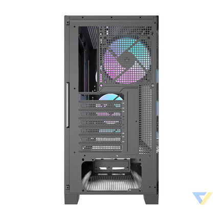 Darkflash DRX90 glass computer case (black) Without fan