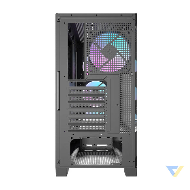 Darkflash DRX90 glass computer case (black) Without fan