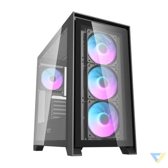 Darkflash DRX90 glass computer case (black) Without fan