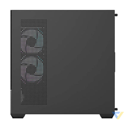 Darkflash DS900 AIR computer case (black) + 6 ARGB fans With fan